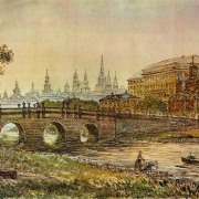 Фото первых(старинных)зданий театров в России.